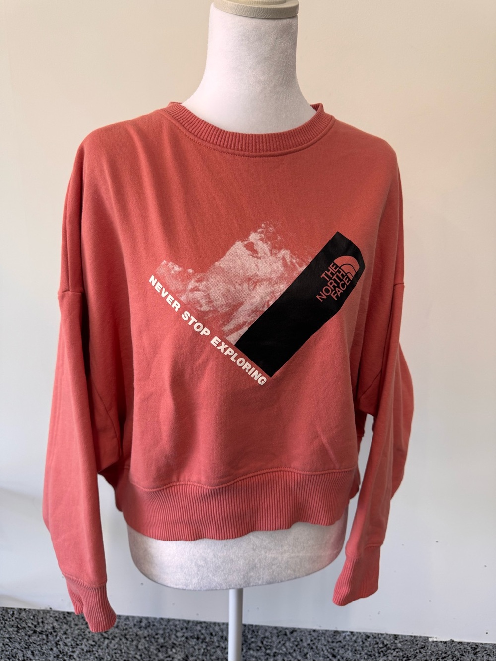 The North Face Women's Coral Crewneck Sweater “Never Stop Exploring”